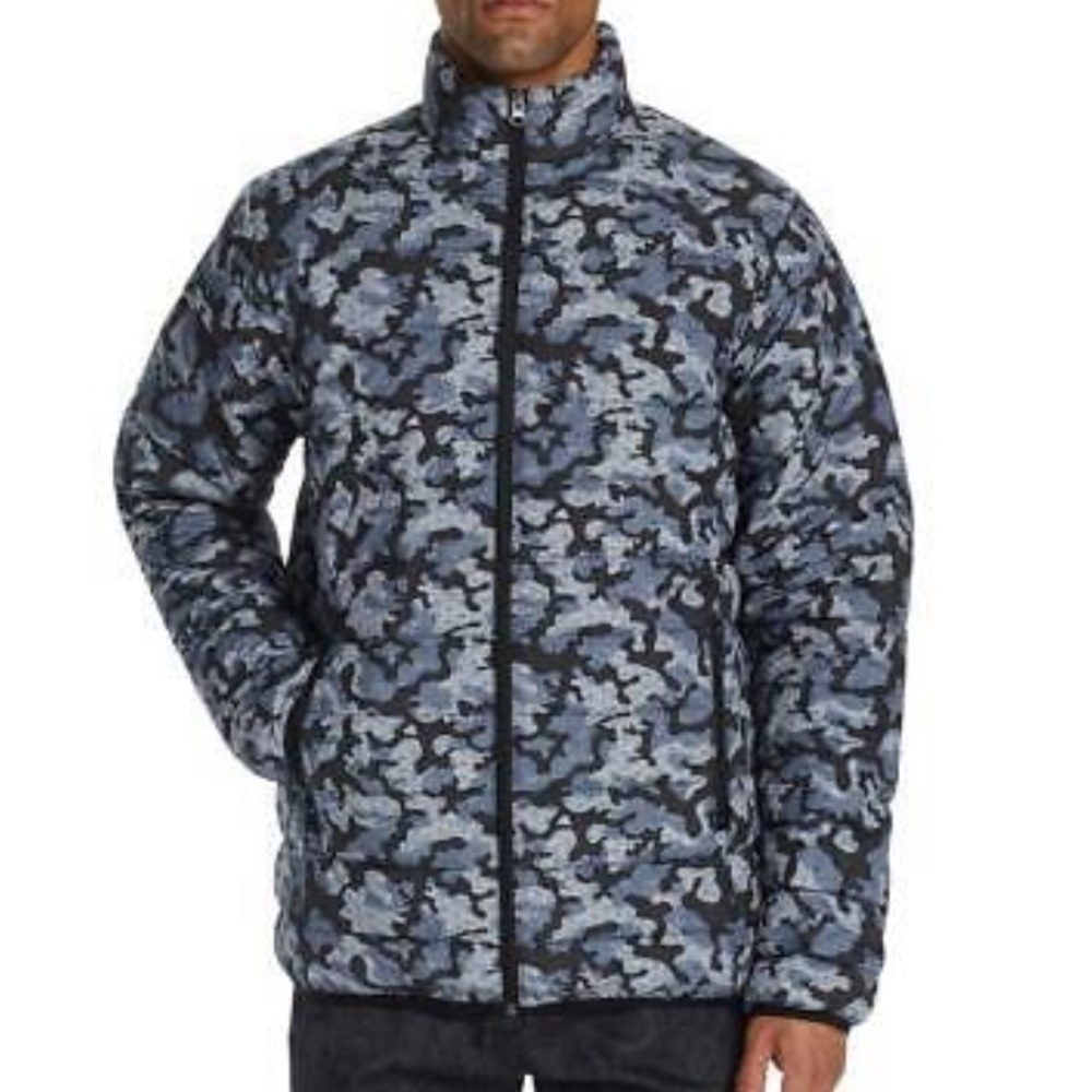 Tallia Sport Mens Gray Winter Insulated Jacket
